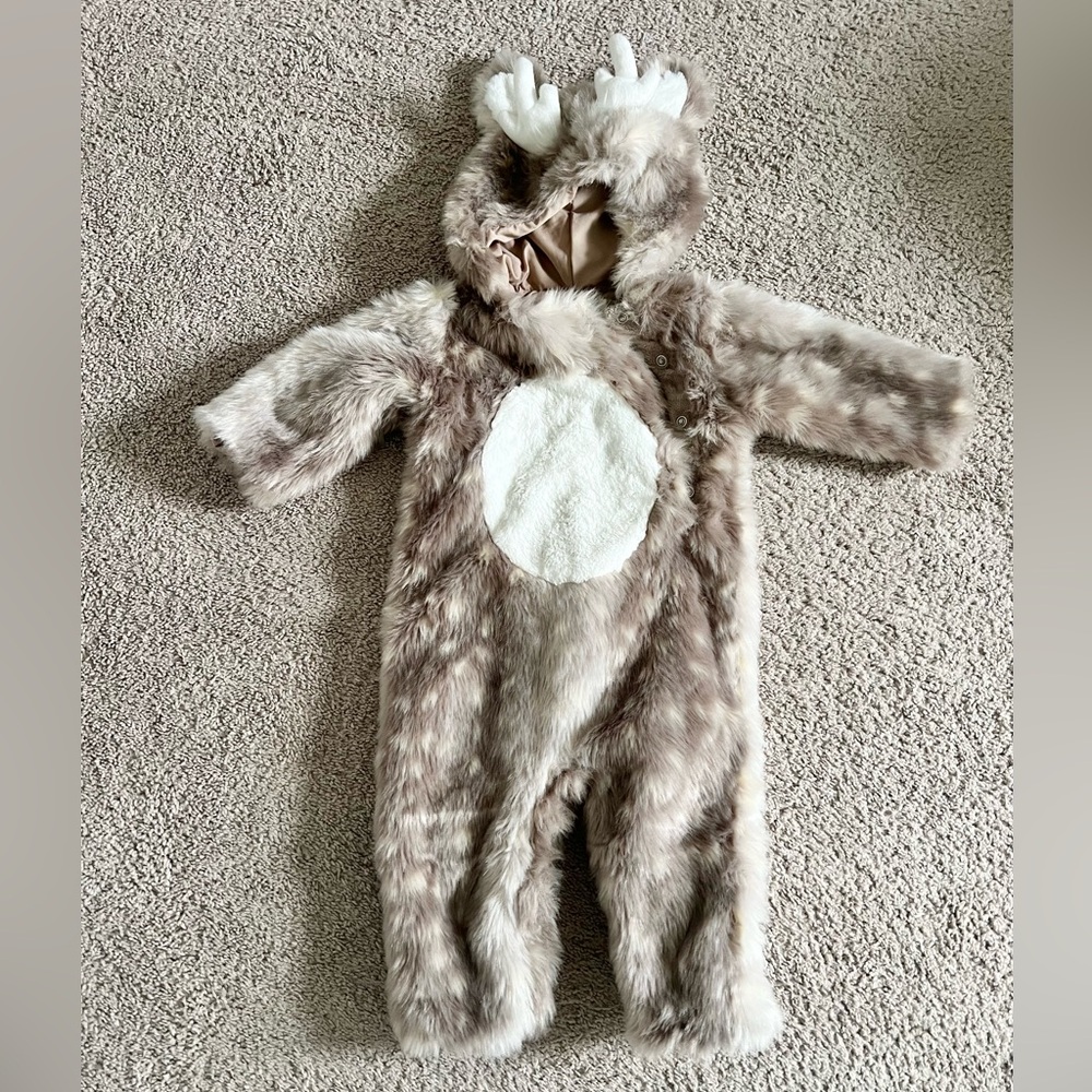 Pottery Barn Kids Toddler Baby Deer Costume - Brown and White